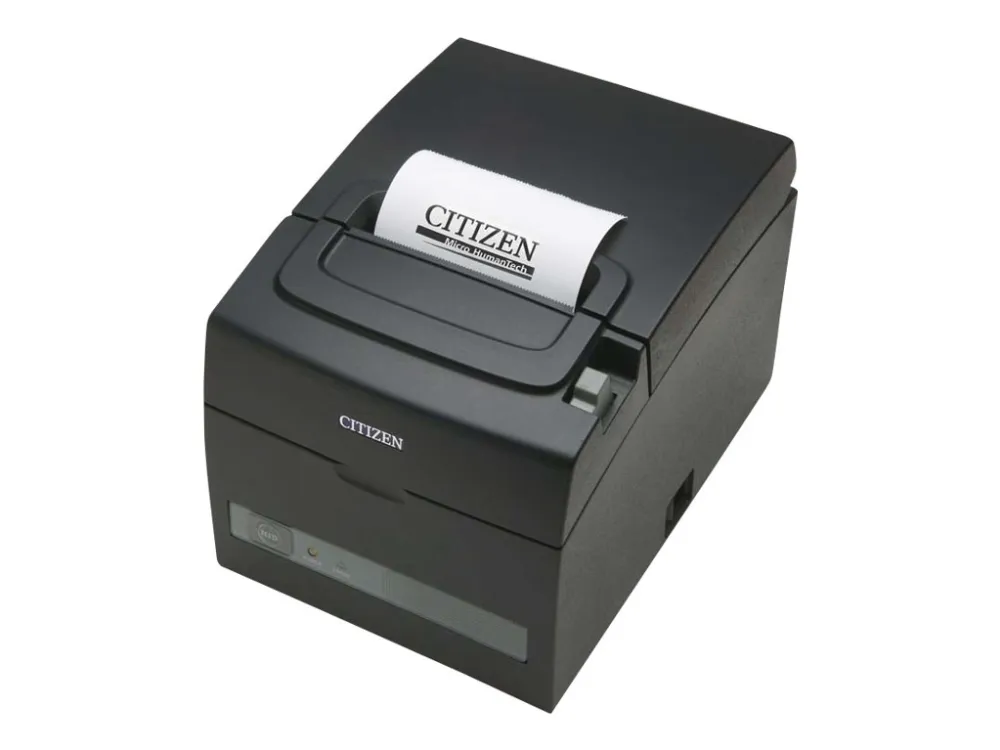 Citizen CT-S310II - Kvitteringsprinter - to-farvet (monokrom) - termisk linje - Rulle (8 cm), Rulle (5,8 cm) - 203 dpi - op til 160 mm/sek. - USB, seriel - skærer - sort