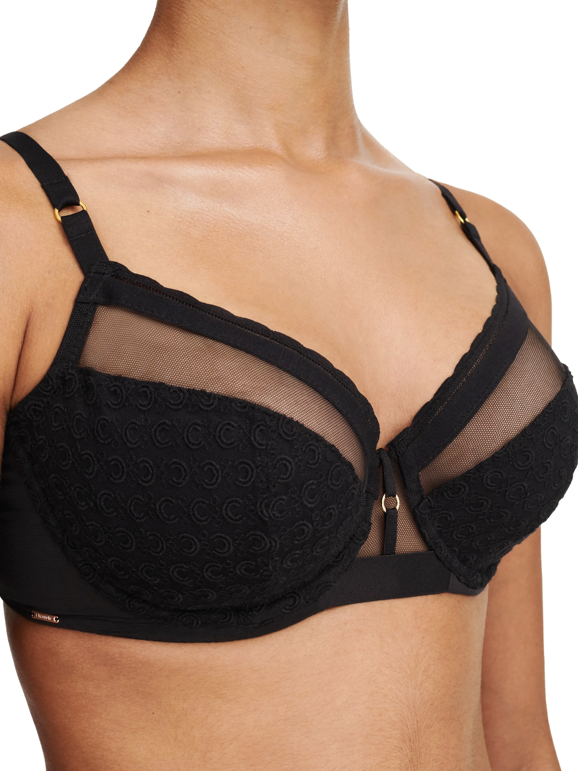 MONOGRAM - Soutien-gorge emboîtant broderie | Noir
