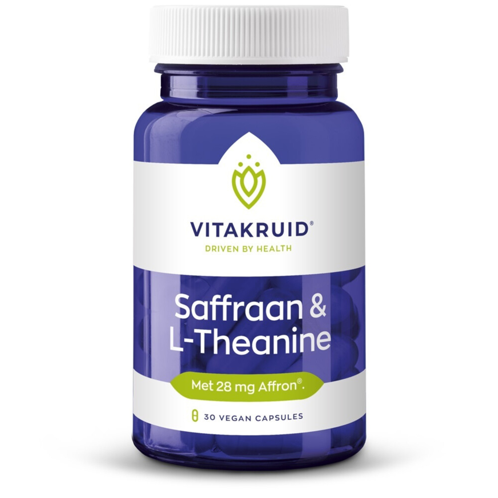 Vitakruid Saffraan & L-Theanine 30 vegacapsules