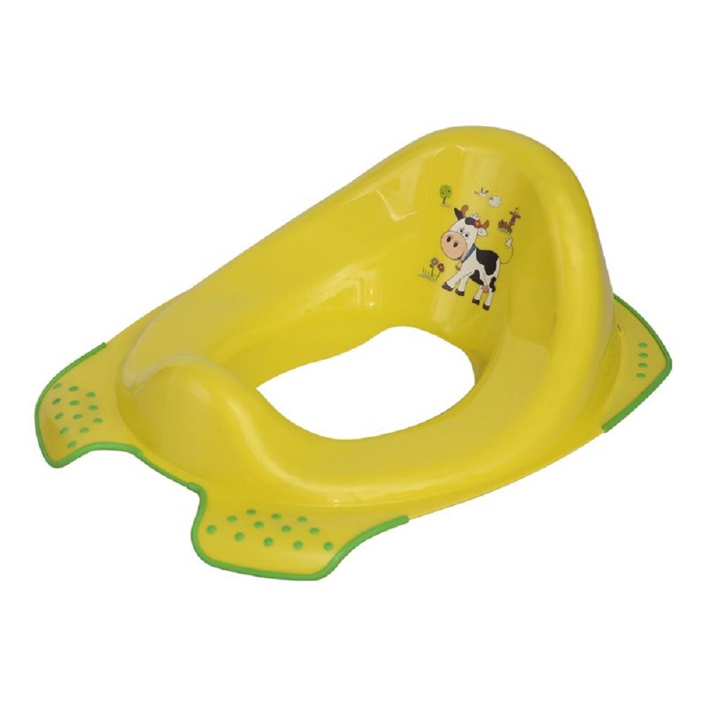 Lorelli Toilettenaufsatz Farm grün, Toilettensitz Spritzschutz ergonomische Form