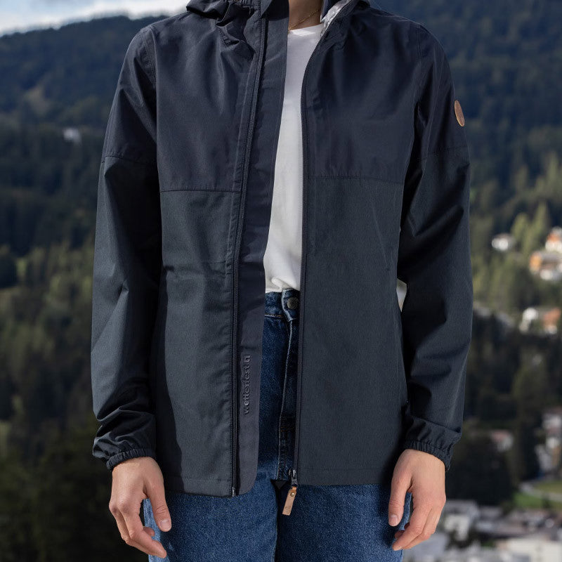 Frauen Regenjacke Travellight dark navy