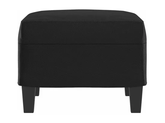 Repose-pied Noir 60x50x41 cm Similicuir