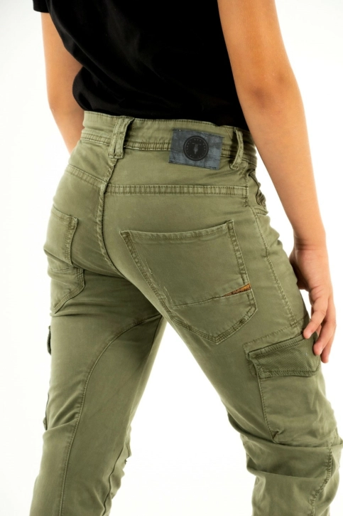 pantalons Le Temps Des Cerises tobati 9003 khaki