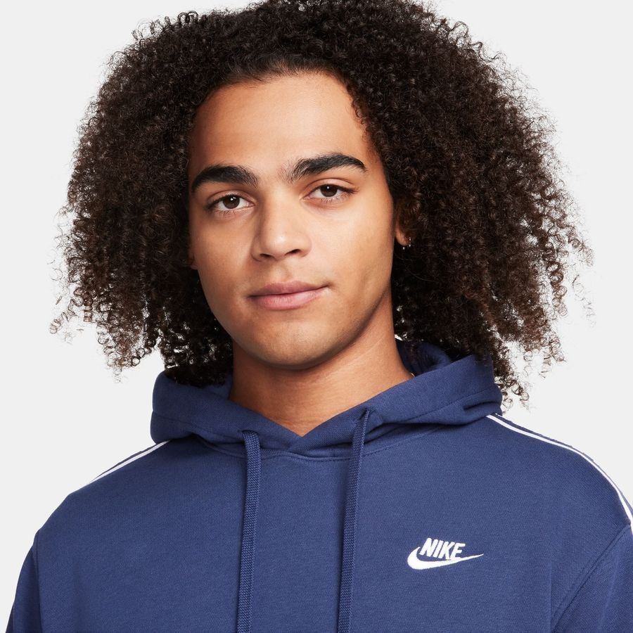 Nike Survêtement Club Fleece GX - Bleu Marine/Blanc