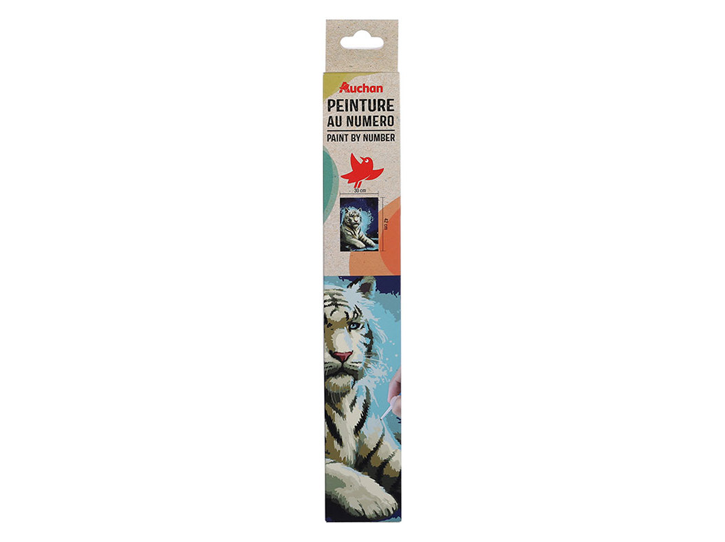 PINTURA POR NÚMEROS AUCHAN KIT 4