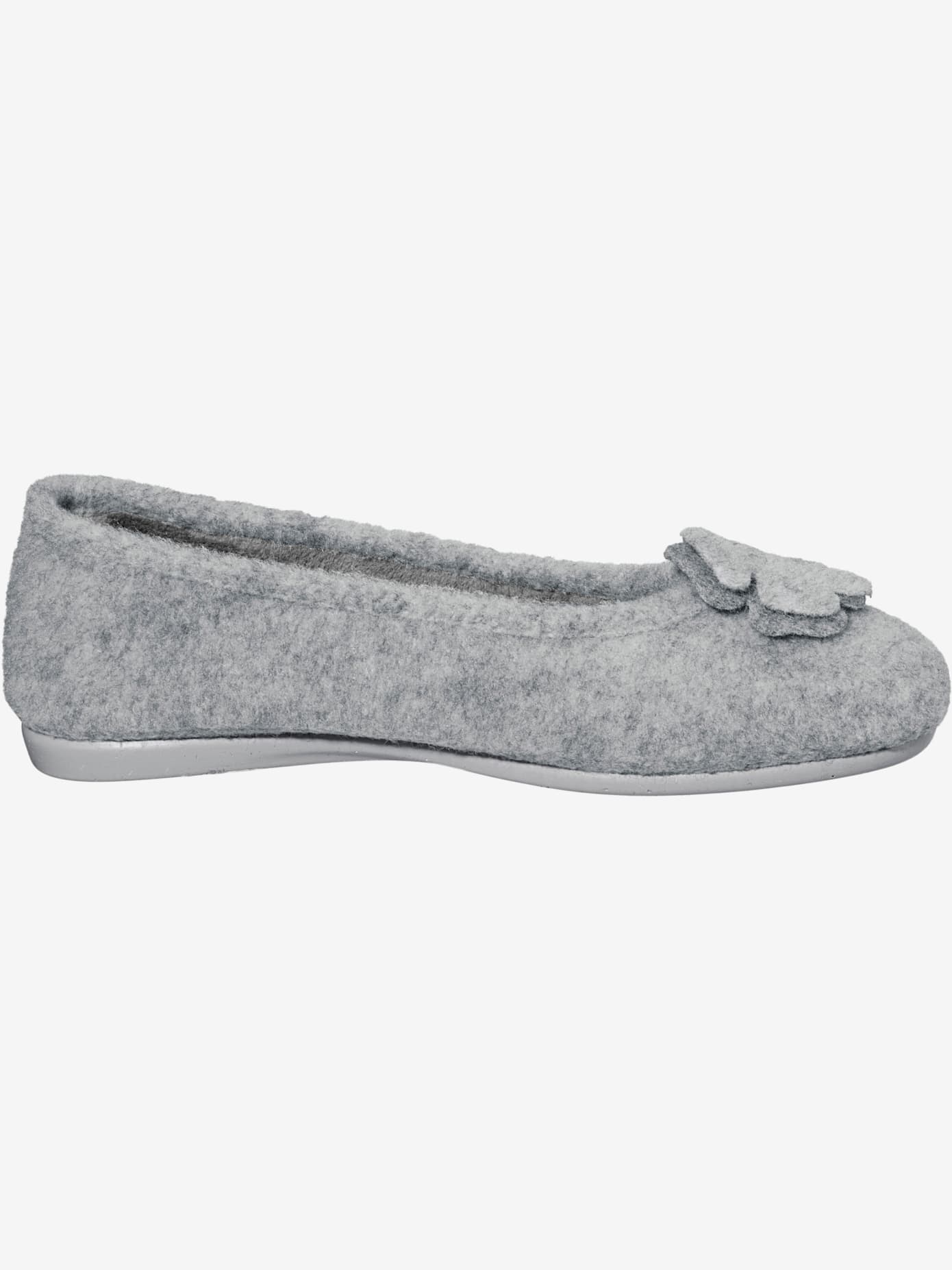 Chaussons application florale