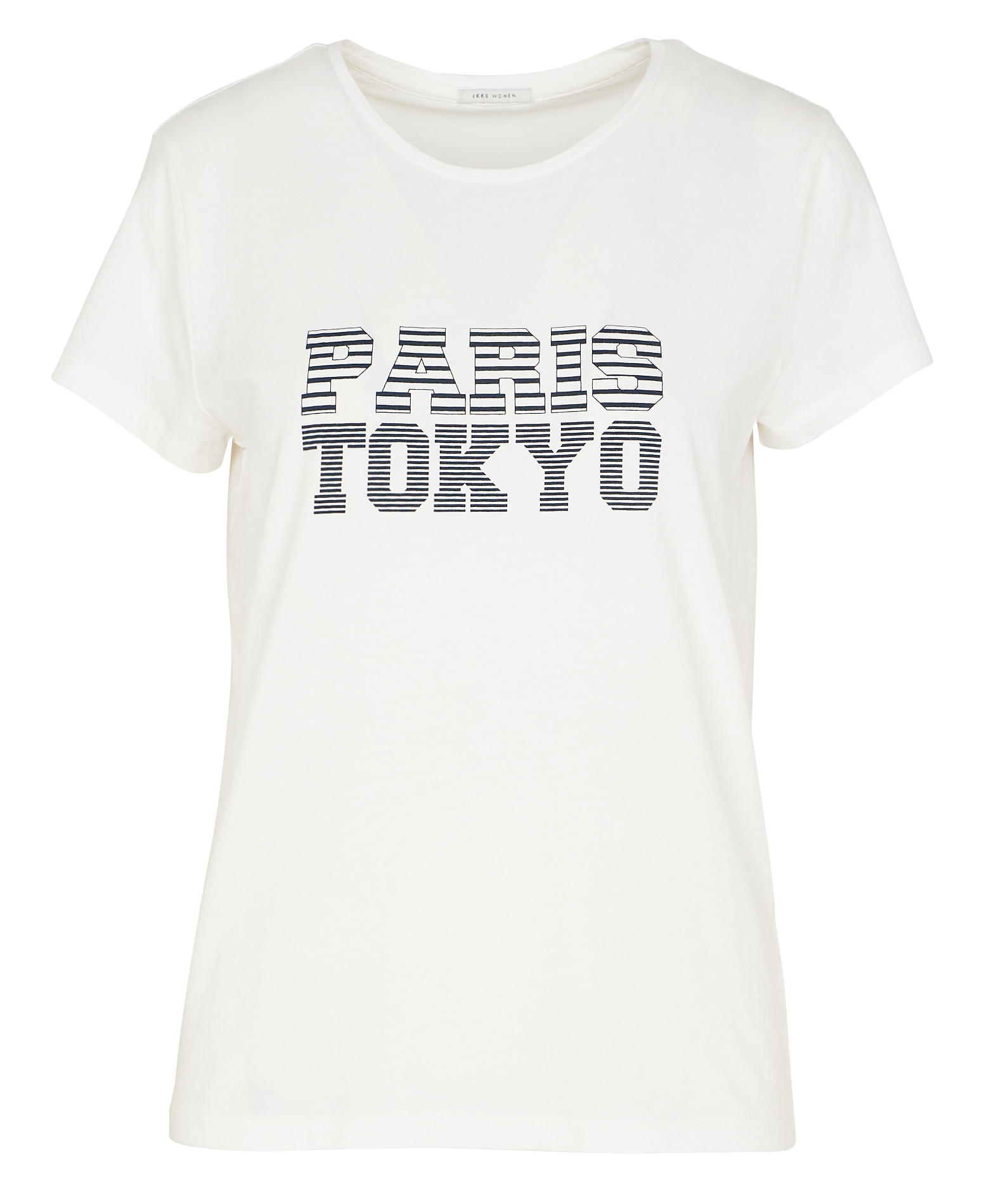 Tee-shirt col rond en coton | Blanc