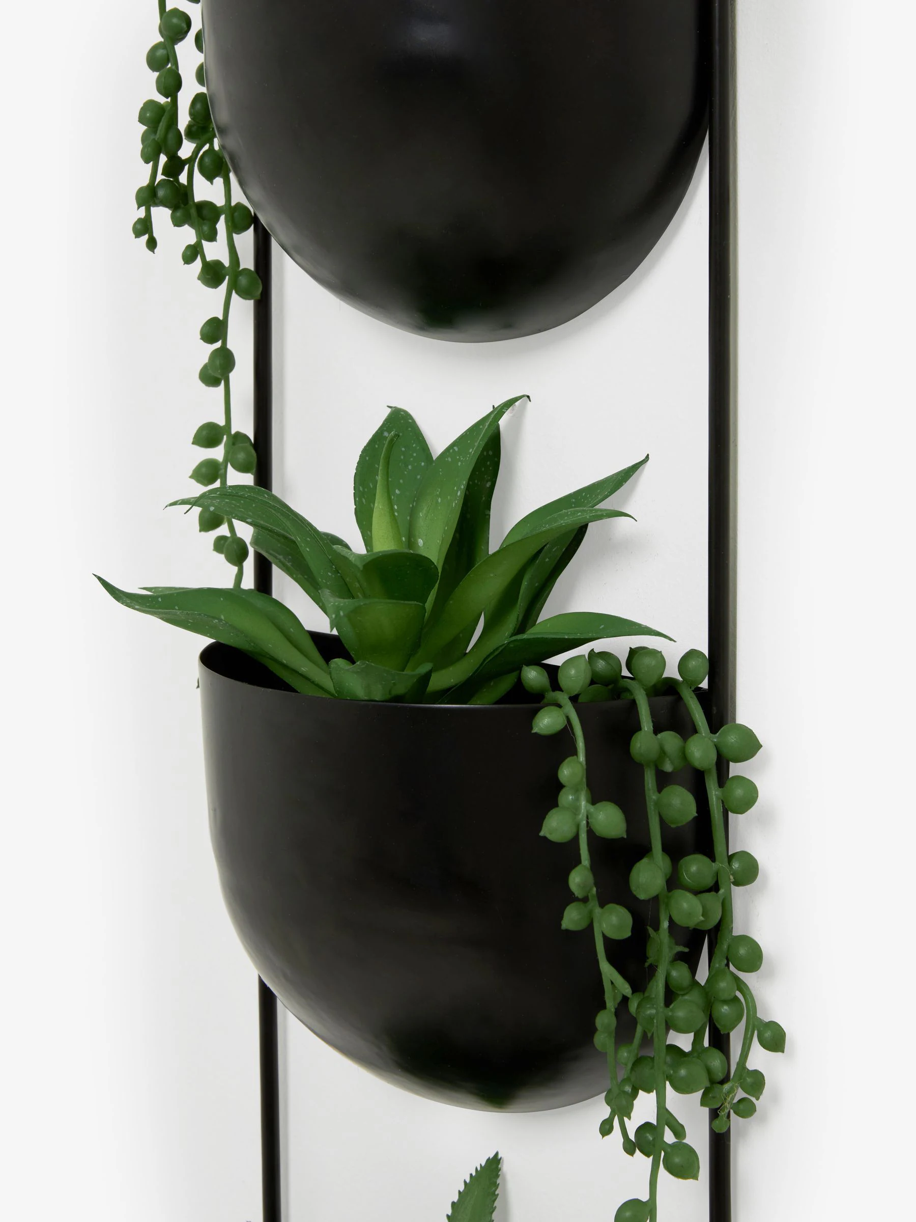 Bronx plantenpottenwandrek met kunstplanten