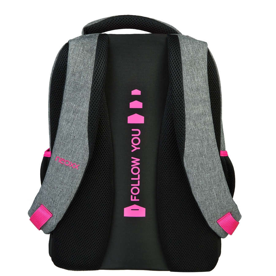 neoxx Fly Schulrucksack graupink
