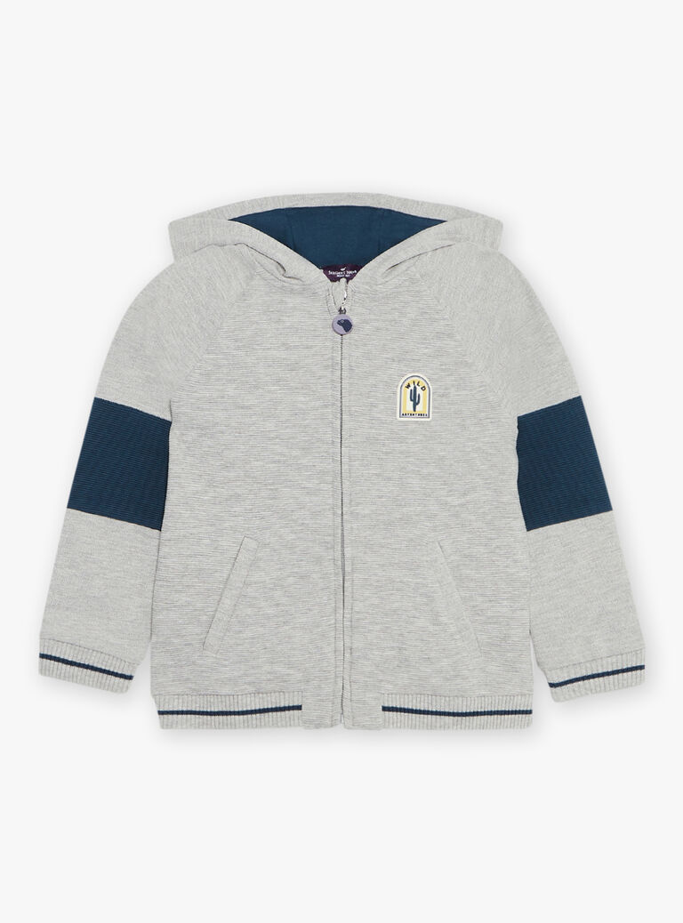Gilet Gris chiné