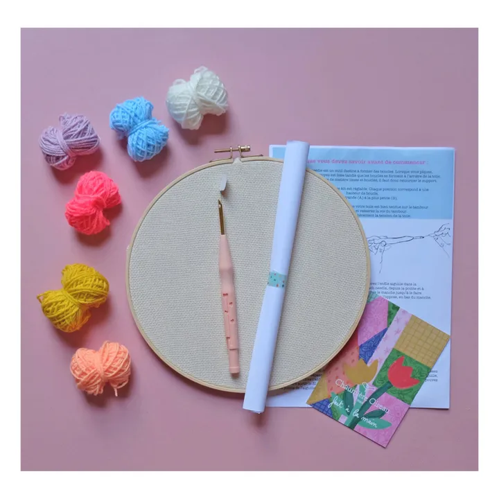 Chaumière Oiseau Kit DIY Punch needle Beau Rêve x Smallable
