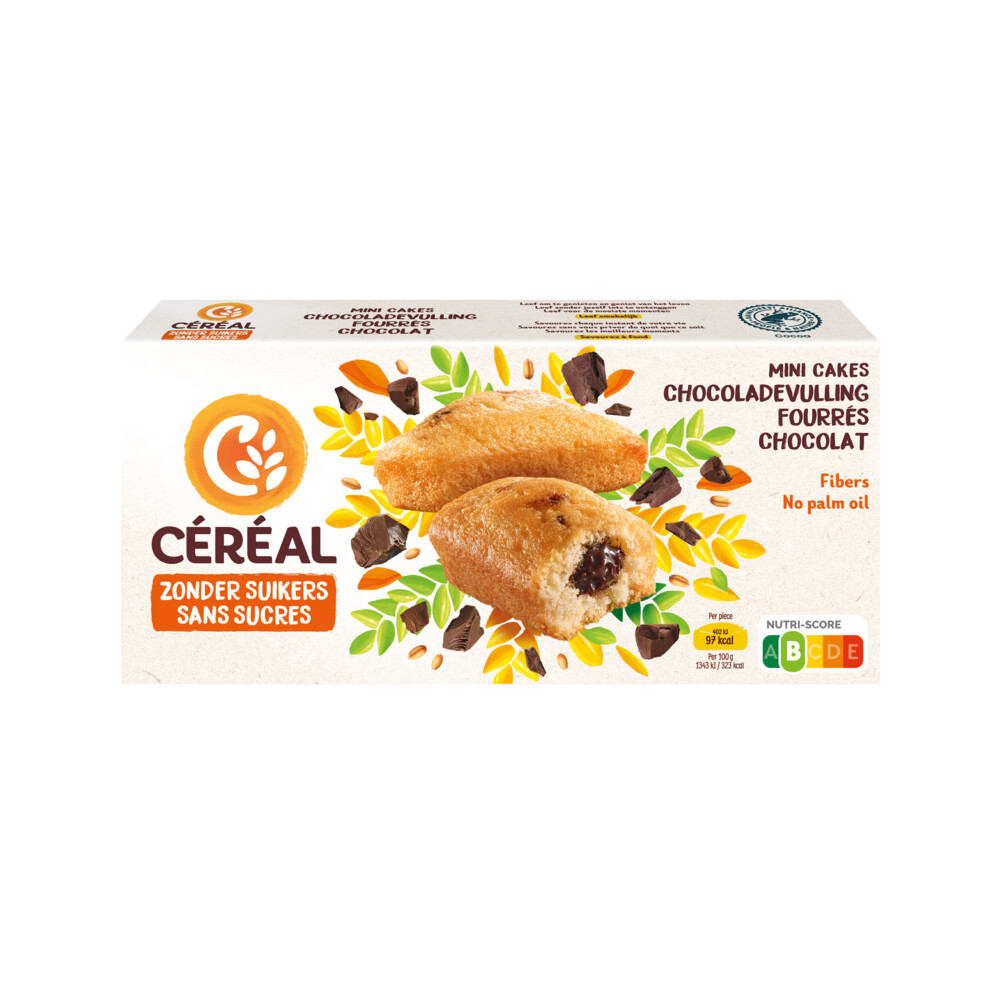 3x Céréal Mini Cakes Chocoladevulling150 gr
