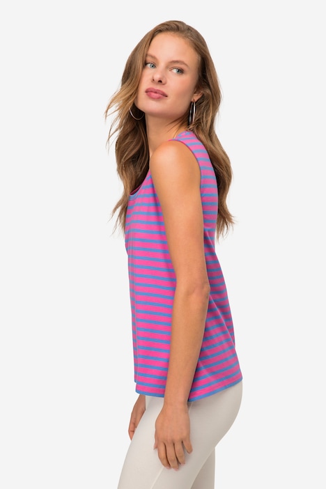 Ringeltop, Slim Fit, Rundhals