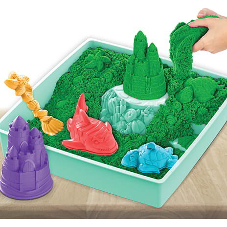 Kinetic Sand sandkasse-sæt - grøn