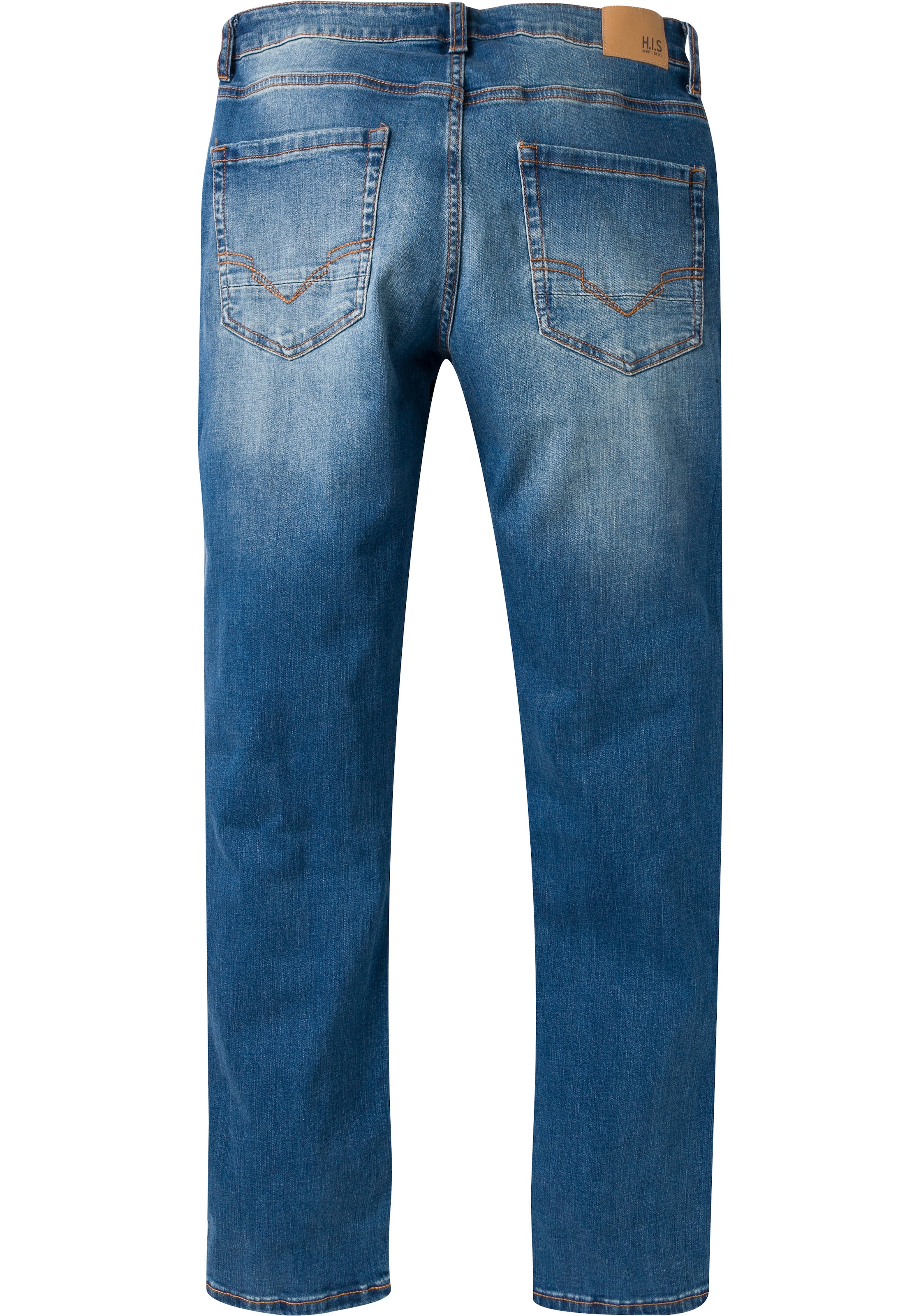 H.I.S Straight-Jeans »DIX«, gerade Beinform,  niedrige Leibhöhe,  Used-Waschung