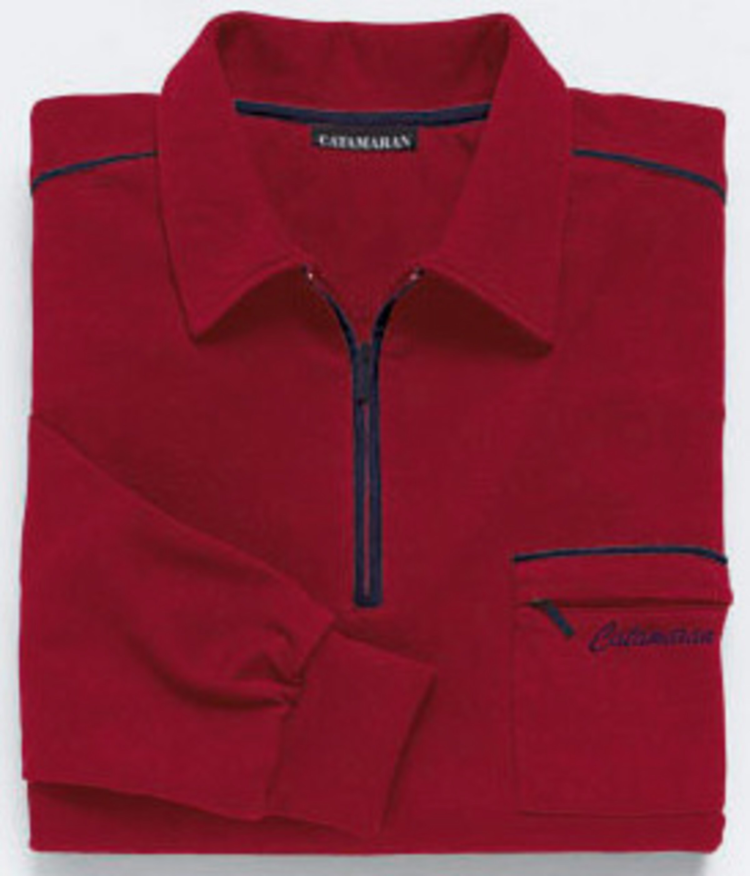 Langarm-Poloshirt