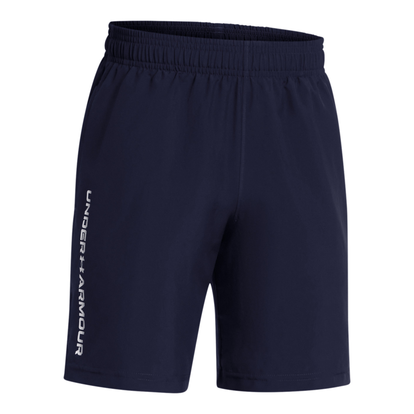 Under Armour Woven Wordmark Trainingsbroekje Kids Donkerblauw Wit