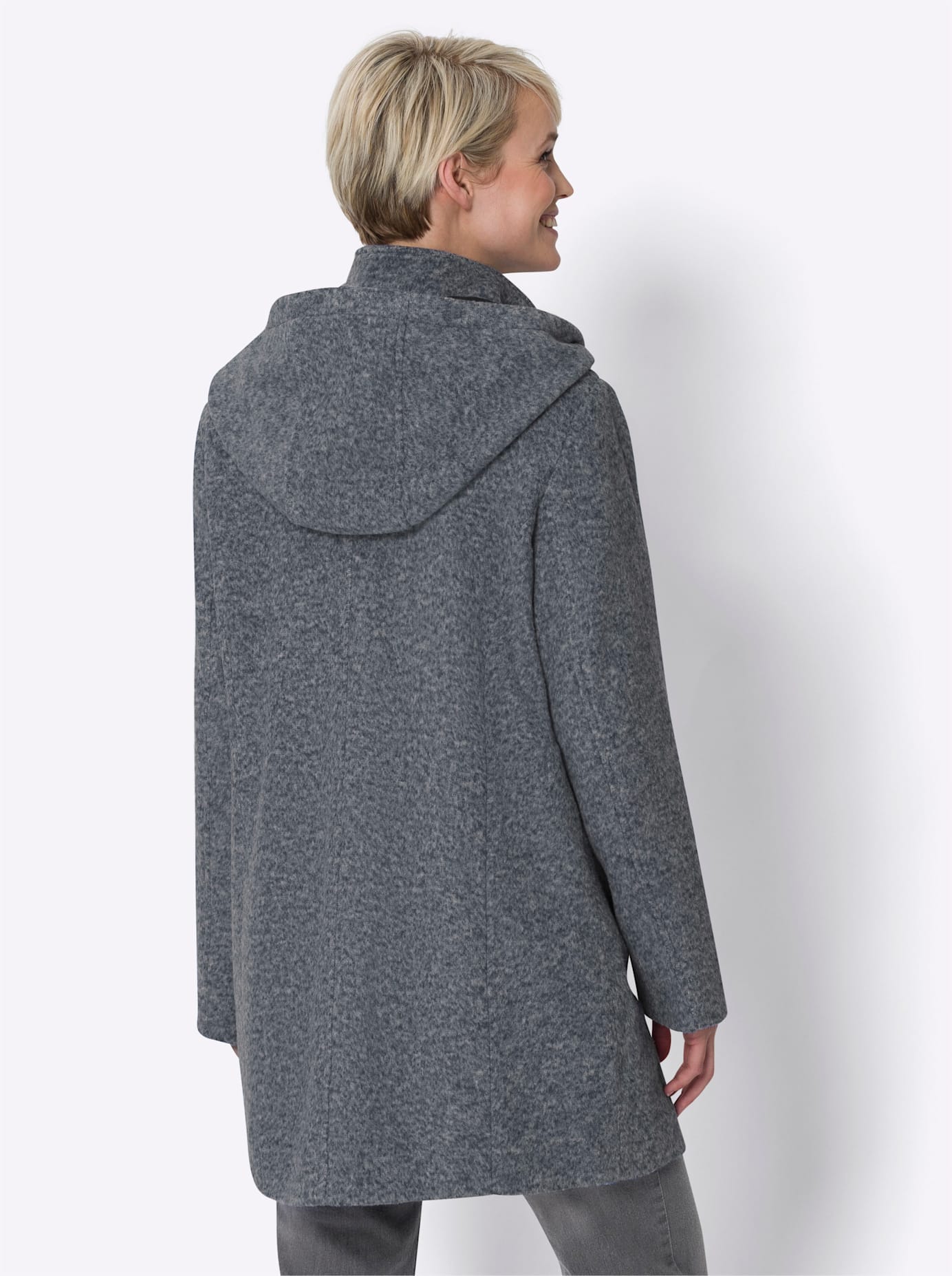 Classic Basics Langjacke mit Kapuze