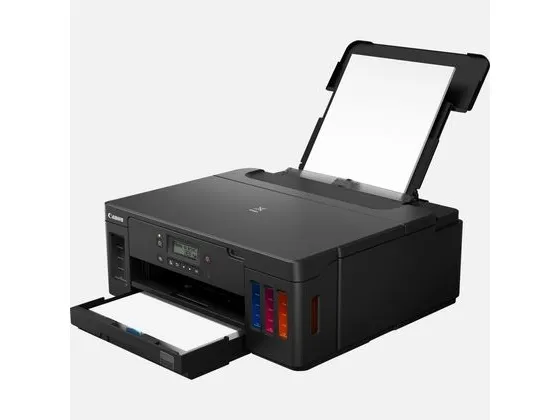 Canon PIXMA G5050 - Printer - farve - Duplex - blækprinter - kan genopfyldes - A4/Legal - op til 13 ipm (mono) / op til 6.8 ipm (farve) - kapacitet: 350 ark - USB 2.0, LAN, Wi-Fi(n)
