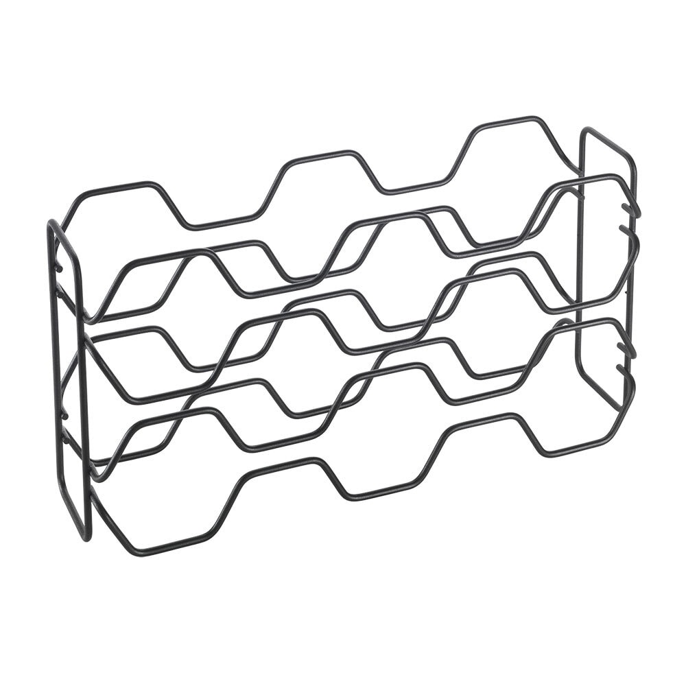 metaltex Flaschenregal HEXAGON-10 LAVA schwarz matt