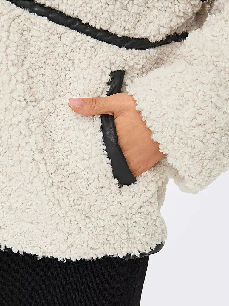 ONLY Jacke in Felloptik ONLPARIS creme