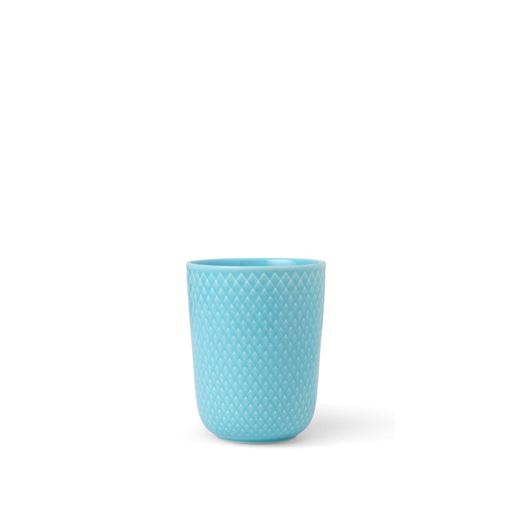 Lyngby Porcelæn Rhombe Color Krus, Turkis, 33 cl