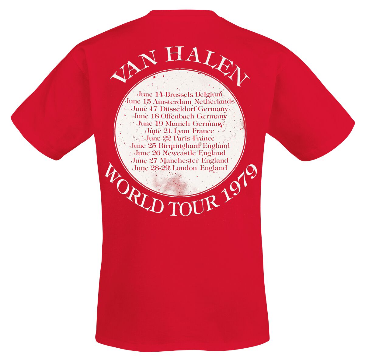 1979 Tour | Van Halen T-Shirt Manches courtes