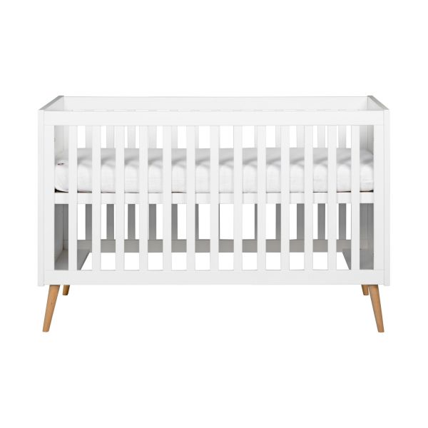 Europe Baby Sterre Ledikant - 70 x 140 cm - Wit / Naturel