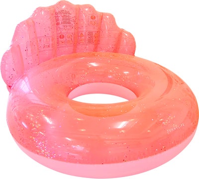 SUNNYLiFE Luxe Badering, Shell Neon Coral
