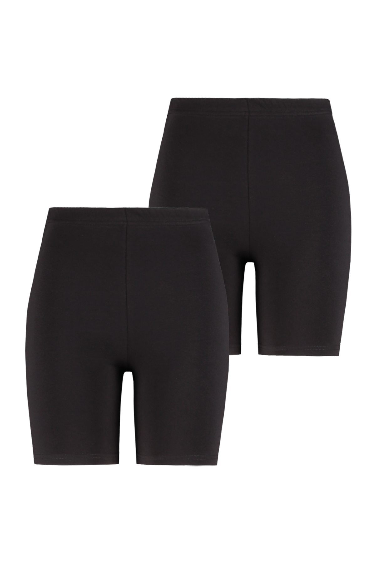 2-pack fietsshorts Zwart