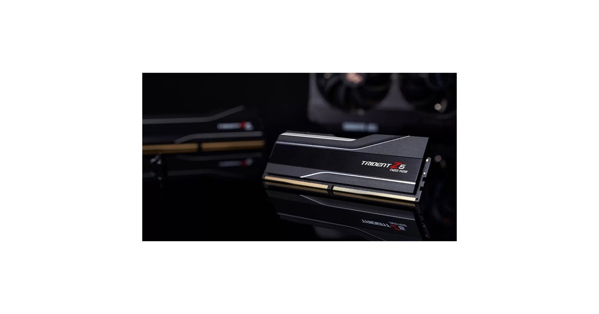 G.Skill64 GB DDR5-6000 Kit werkgeheugen  (Zwart, F5-6000J3238G32GX2-TZ5NR, Trident Z5 NEO RGB, AMD EXPO)