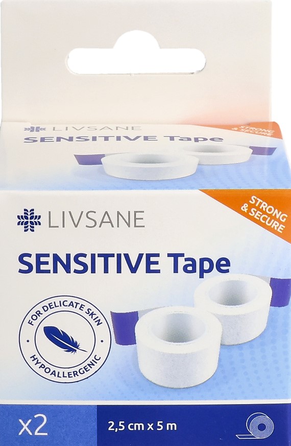LIVSANE Sensitiv Fixierpflaster Pfl 2.5cmx5m 1 Stk