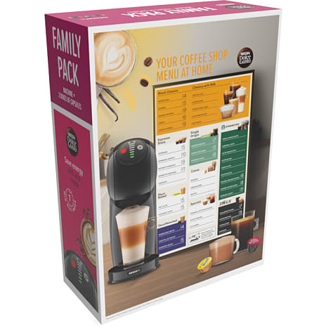 NESCAFÉ Dolce Gusto Genio S XL FAMILY value pack - grå