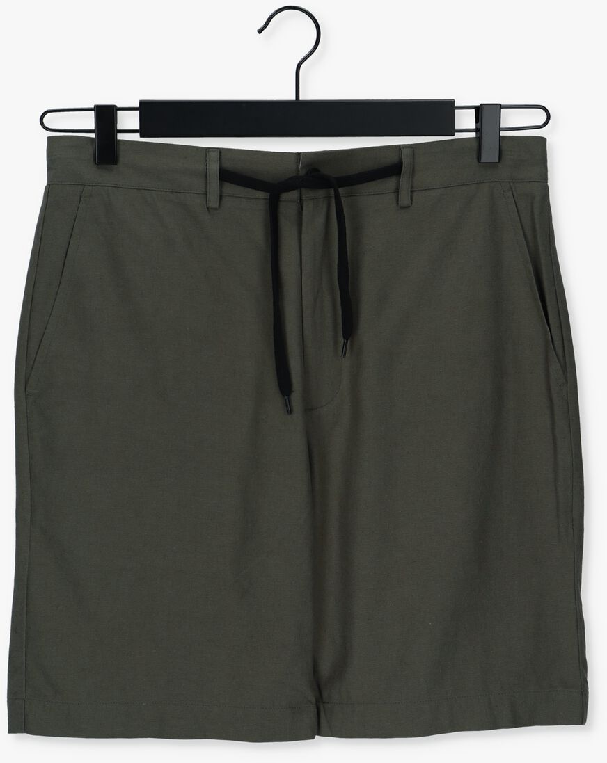 MINIMUM donkergroene minimum korte broek linos