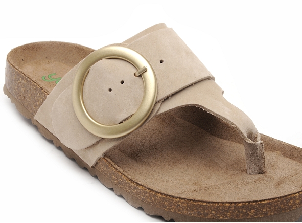 Yokono mules et sabots plats femme granada 704 nub beige