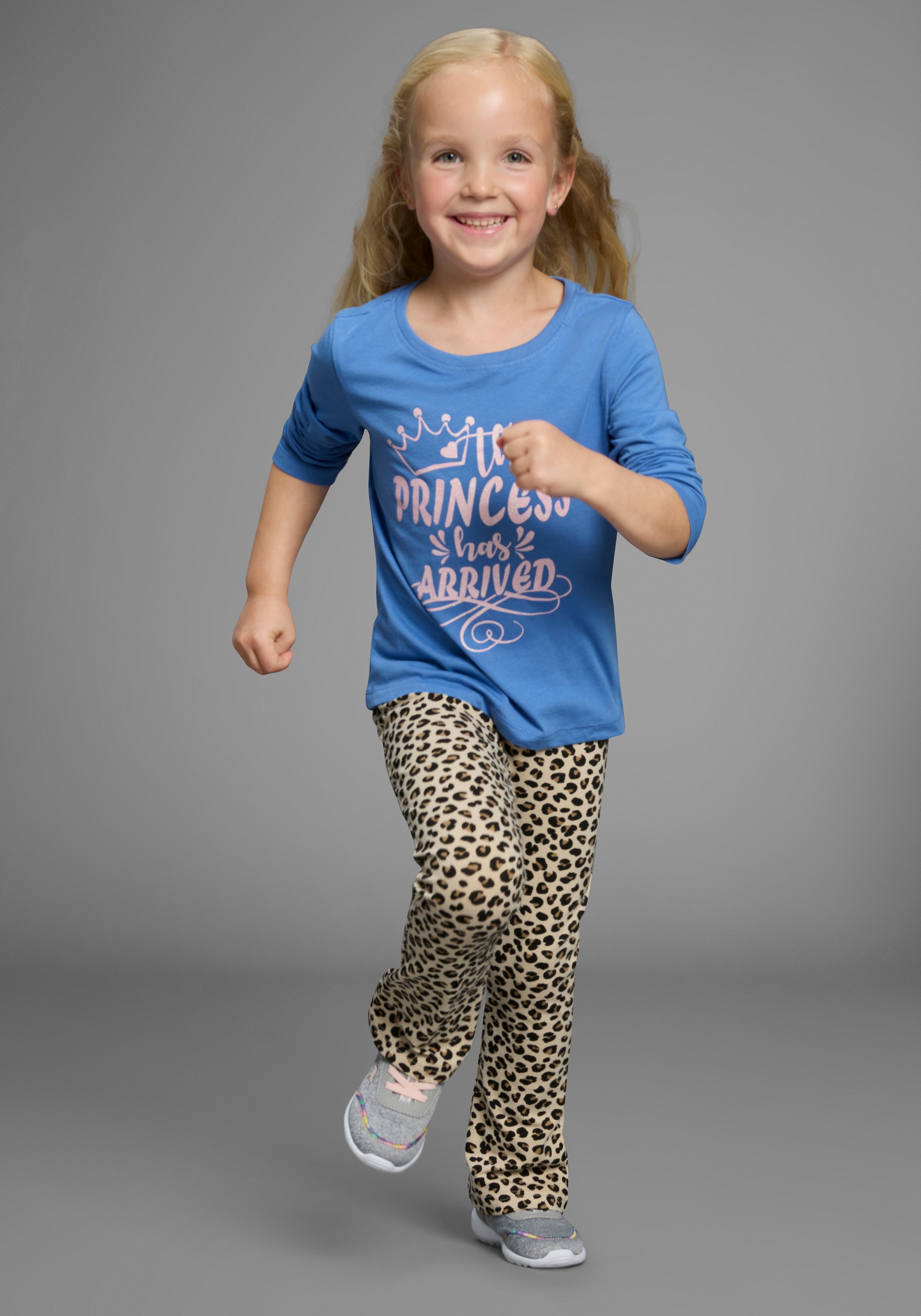 KIDSWORLD Leggings »Leggings mit Schlag«  Jazzpants Bootcut, Leoprint