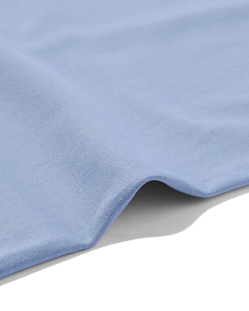 débardeur femme sans coutures en micro bleu moyen