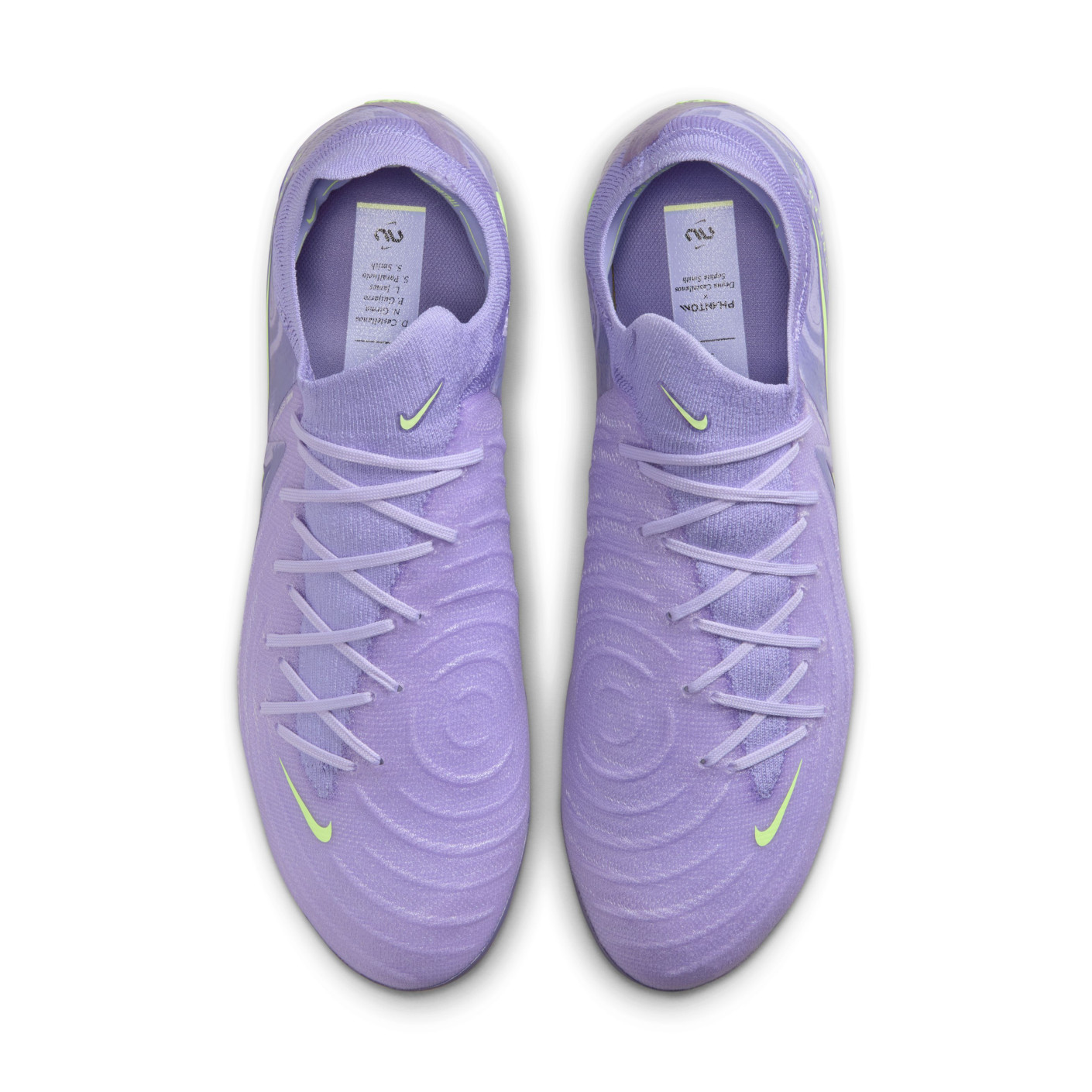 Nike Phantom GX II Elite Gras Voetbalschoenen (FG) Lichtpaars Lichtgeel