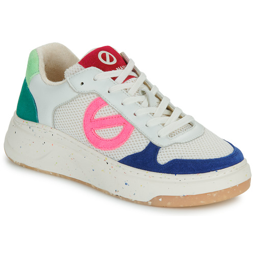 No Name - BRIDGET SNEAKER W - Blanc / Bleu / Rose