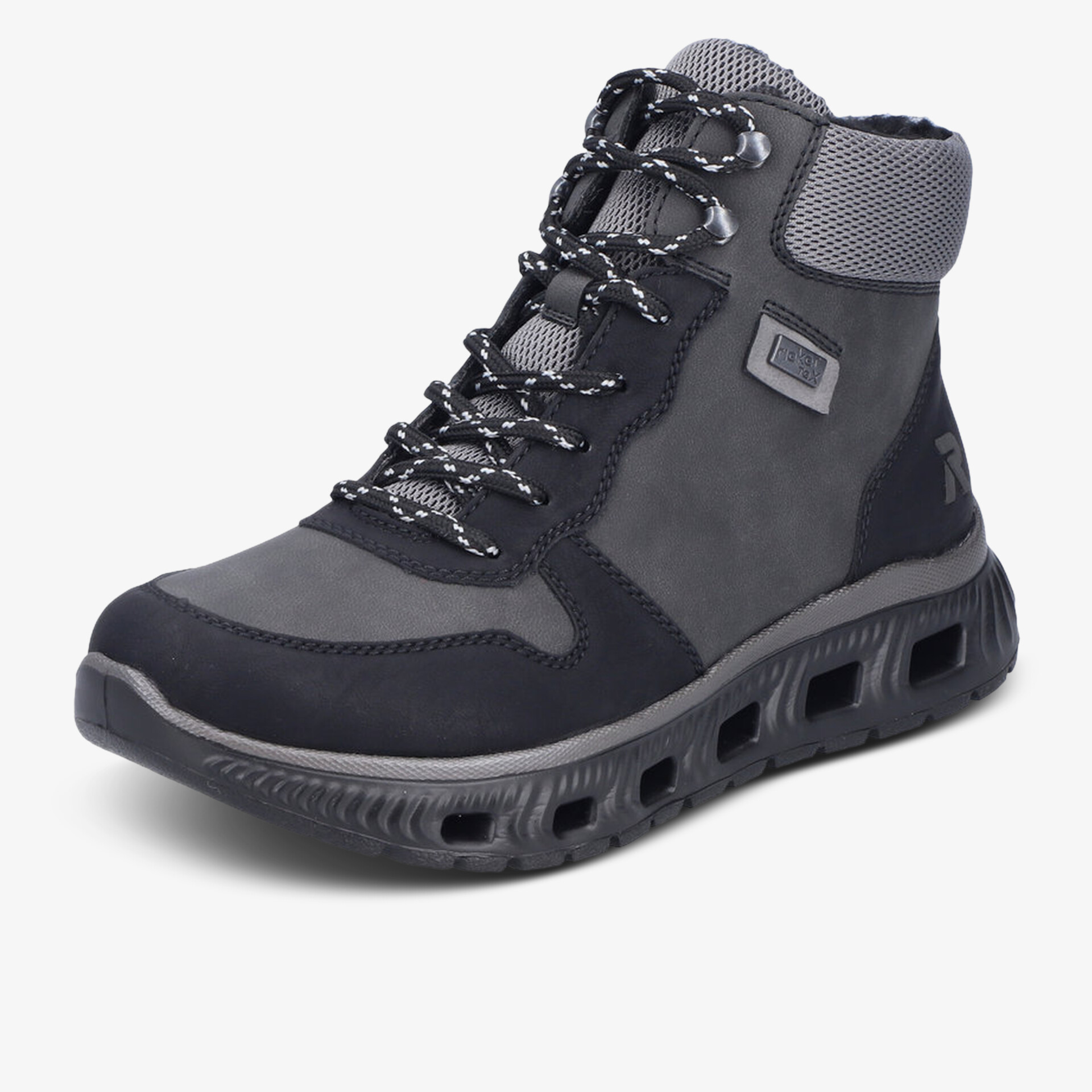 Rieker Sport & Style Damen Schnürstiefeletten schwarz