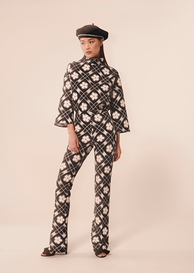 Pantalon Paivannoir imprimé à fleurs