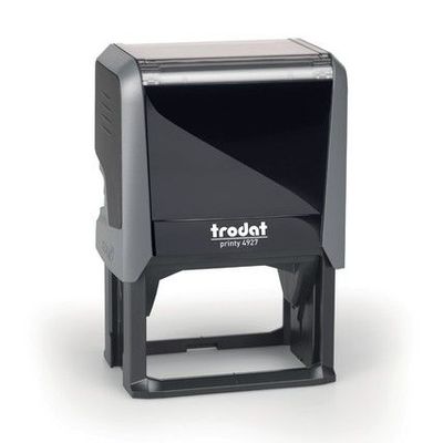 Trodat Printy 4927 - Tampon personnalisable avec 9 lignes de texte - zone d'impression 60 x 40 mm