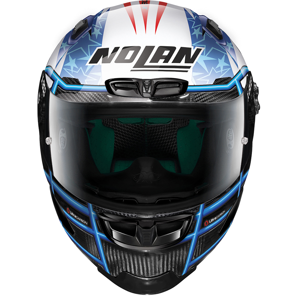 X-lite - Casque X-803 RS Ultra Carbon Replica Alex Rins Blanc / Bleu / Rouge