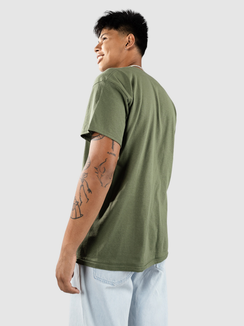 A.LAB Sweet Vengeance T-Shirt stonewshed green