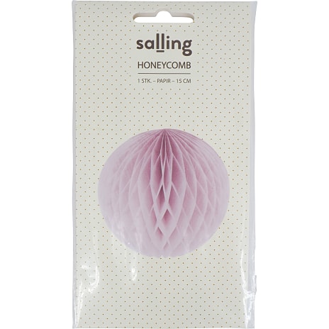 Salling honeycomb Ø: 15 cm - Lyserød