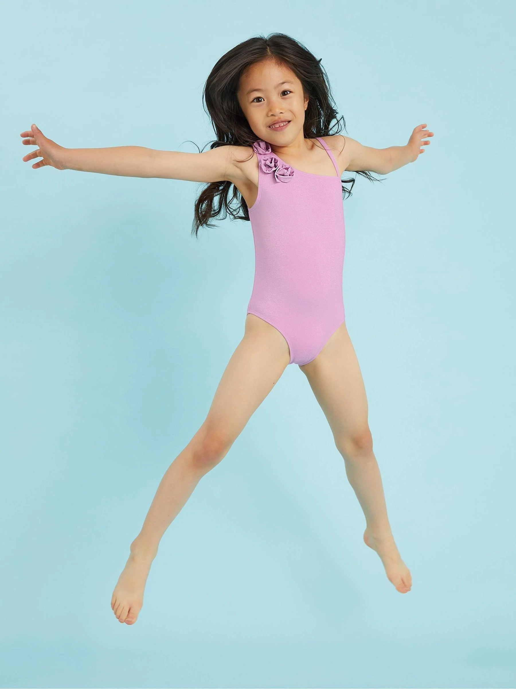 Angels By Accessorize Girls Flower Corsage Swimsuit
