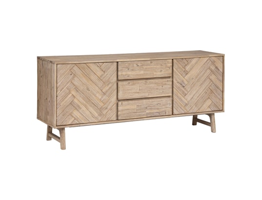 ATMOSPHERA - Buffet 3 tiroirs et 2 portes aeris en bois - marron