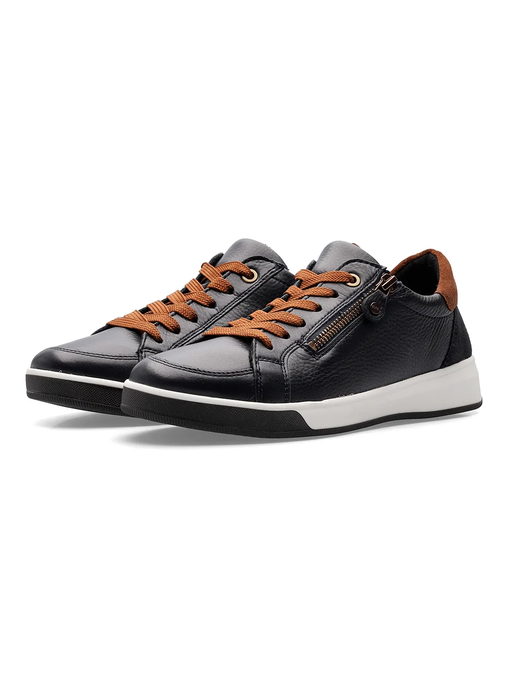 Schnürschuh Rom blau