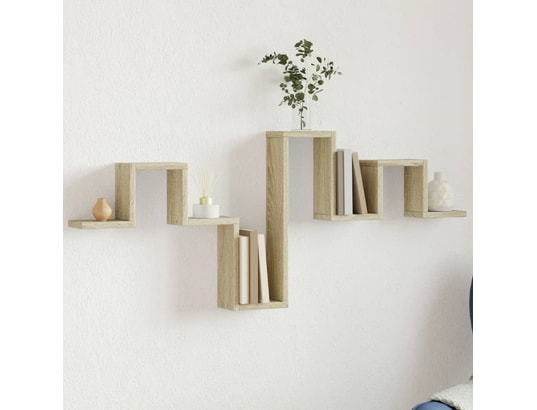 VIDAXL - Etagère murale étagère murale chêne sonoma 104,5x10x43 cm bois d'ingénierie
