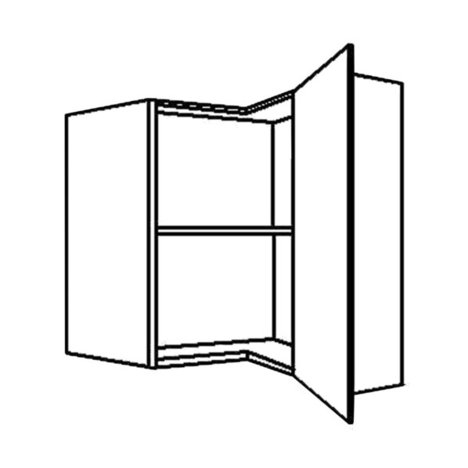 Eckhänger GIRONA - weiß - 60 cm tief